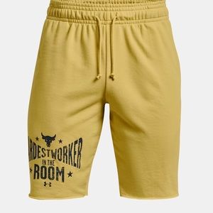 Men’s project rock terry shorts size large new with tags